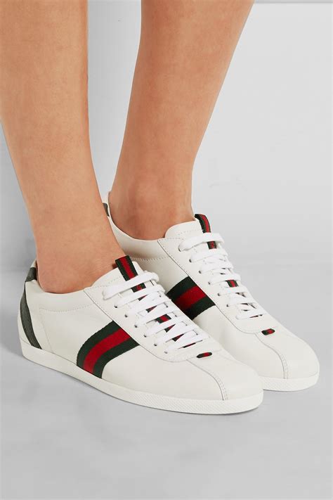 gucci ace white trainers